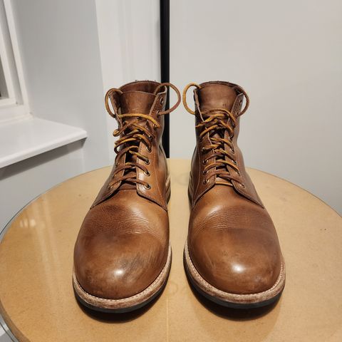 Oak Street Bootmakers Trench Boot in Horween Natural Chromexcel