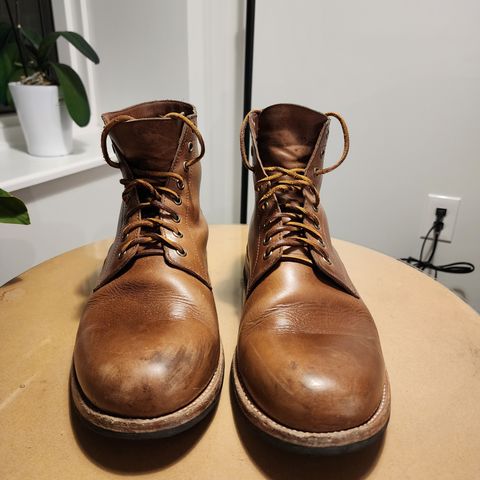 Oak Street Bootmakers Trench Boot in Horween Natural Chromexcel