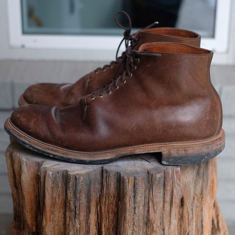 Viberg Wholecut Derby Boot in Maryam 1071 Horsebutt