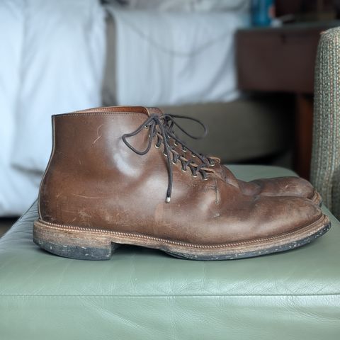 Viberg Wholecut Derby Boot in Maryam 1071 Horsebutt