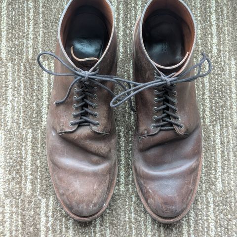 Viberg Wholecut Derby Boot in Maryam 1071 Horsebutt