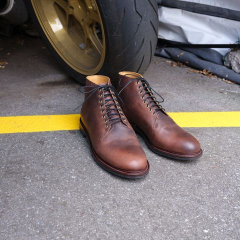 Viberg Wholecut Derby Boot