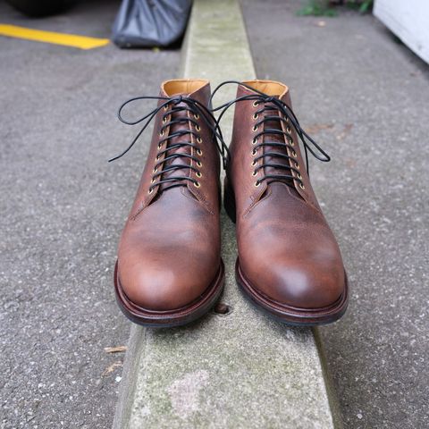 Viberg Wholecut Derby Boot