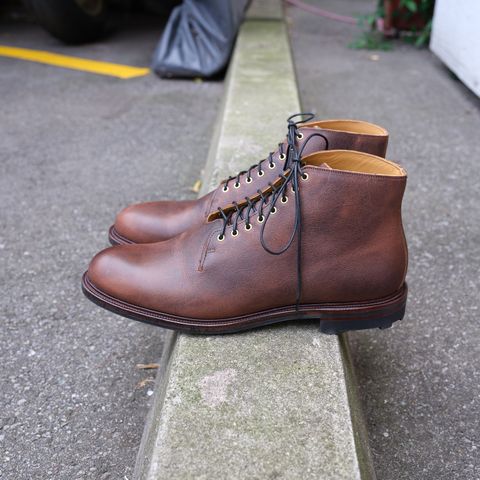 Viberg Wholecut Derby Boot