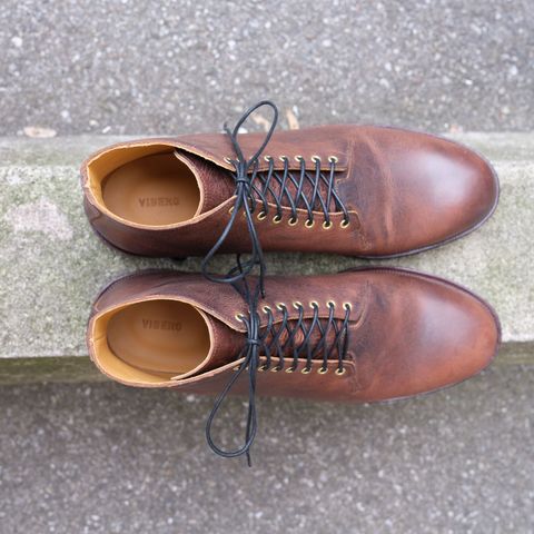 Viberg Wholecut Derby Boot