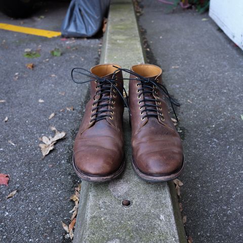 Viberg Wholecut Derby Boot