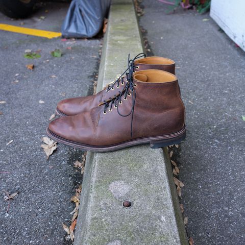Viberg Wholecut Derby Boot