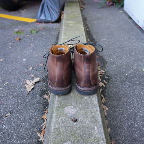 Viberg Wholecut Derby Boot