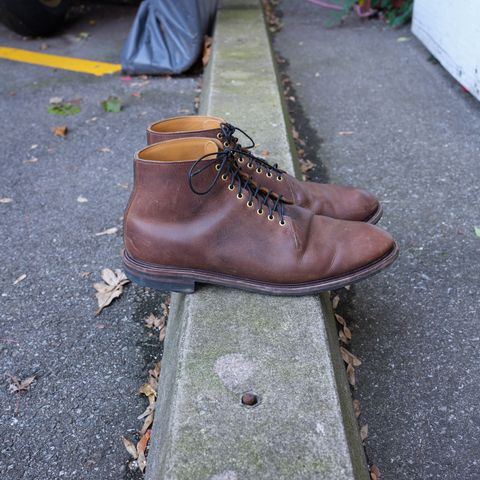 Viberg Wholecut Derby Boot