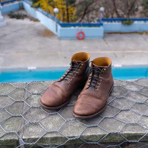 Viberg Wholecut Derby Boot