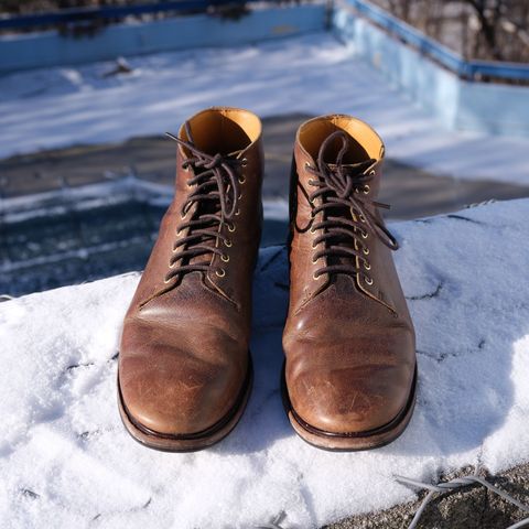 Viberg Wholecut Derby Boot