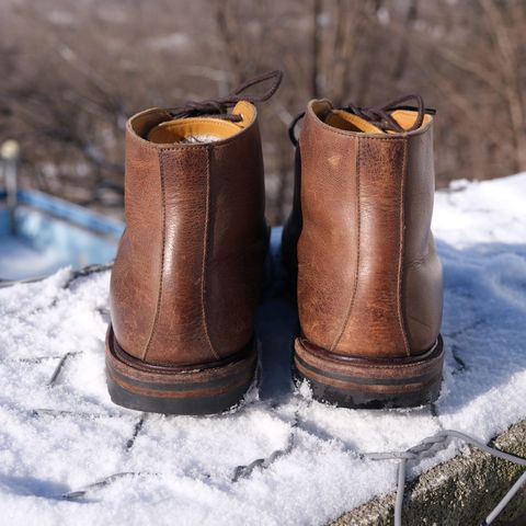 Viberg Wholecut Derby Boot