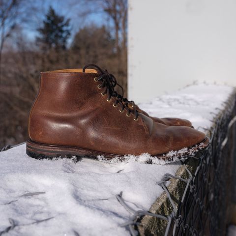 Viberg Wholecut Derby Boot