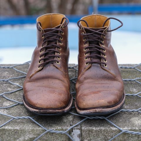 Viberg Wholecut Derby Boot