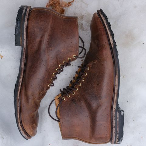 Viberg Wholecut Derby Boot