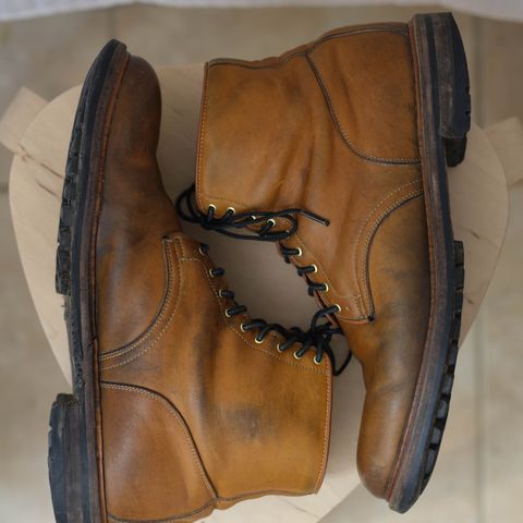 Search result thumbnail of Viberg Officer Boot in Shinki Camel Latigo Horsehide