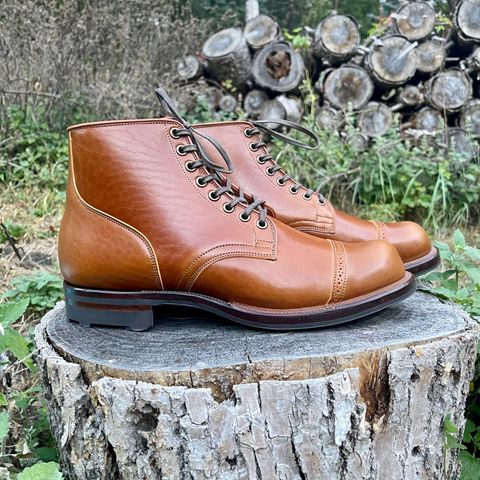 Viberg Service Boot BCT in Shinki Cognac Teacore Horsebutt
