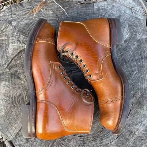 Search result thumbnail of Viberg Service Boot BCT in Shinki Cognac Teacore Horsebutt