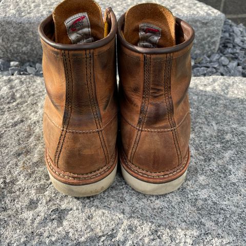 View photo of Red Wing 6-Inch Classic Moc in S.B. Foot Copper Rough and Tough