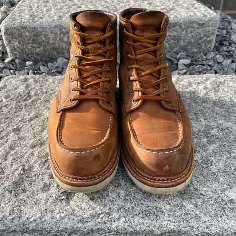 View photo of Red Wing 6-Inch Classic Moc in S.B. Foot Copper Rough and Tough