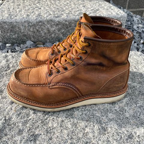 View photo of Red Wing 6-Inch Classic Moc in S.B. Foot Copper Rough and Tough