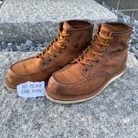 View photo of Red Wing 6-Inch Classic Moc in S.B. Foot Copper Rough and Tough