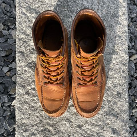 View photo of Red Wing 6-Inch Classic Moc in S.B. Foot Copper Rough and Tough