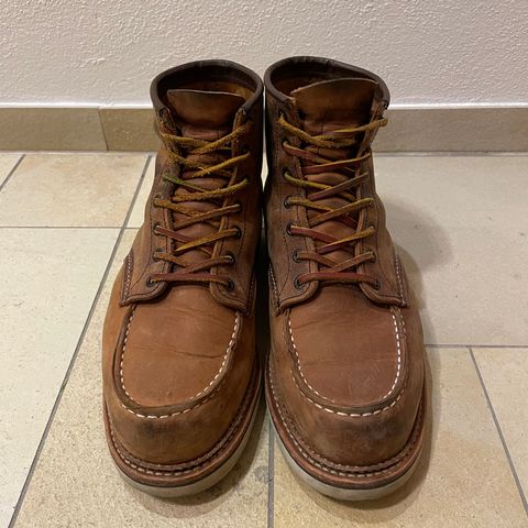 View photo of Red Wing 6-Inch Classic Moc in S.B. Foot Copper Rough and Tough