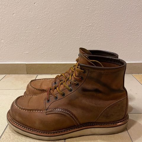 View photo of Red Wing 6-Inch Classic Moc in S.B. Foot Copper Rough and Tough