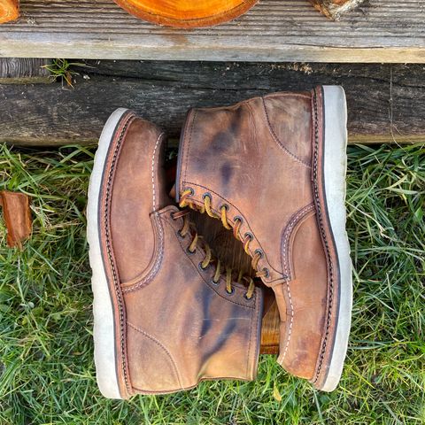 View photo of Red Wing 6-Inch Classic Moc in S.B. Foot Copper Rough and Tough