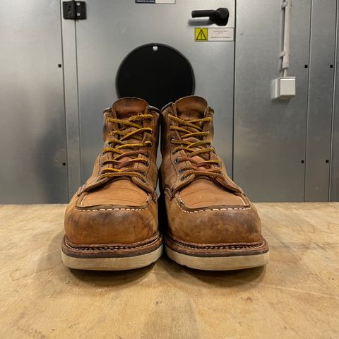 View photo of Red Wing 6-Inch Classic Moc in S.B. Foot Copper Rough and Tough