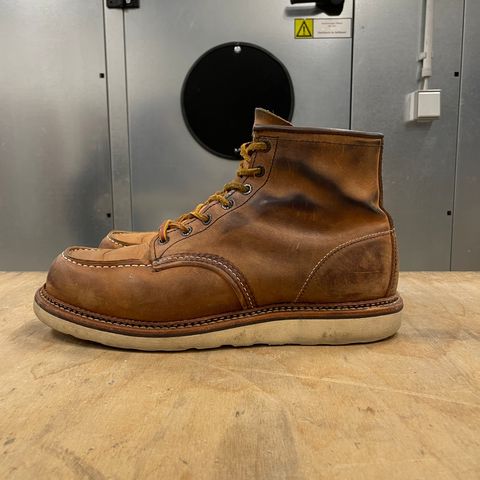 View photo of Red Wing 6-Inch Classic Moc in S.B. Foot Copper Rough and Tough