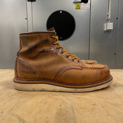 View photo of Red Wing 6-Inch Classic Moc in S.B. Foot Copper Rough and Tough