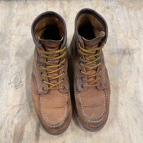 View photo of Red Wing 6-Inch Classic Moc in S.B. Foot Copper Rough and Tough