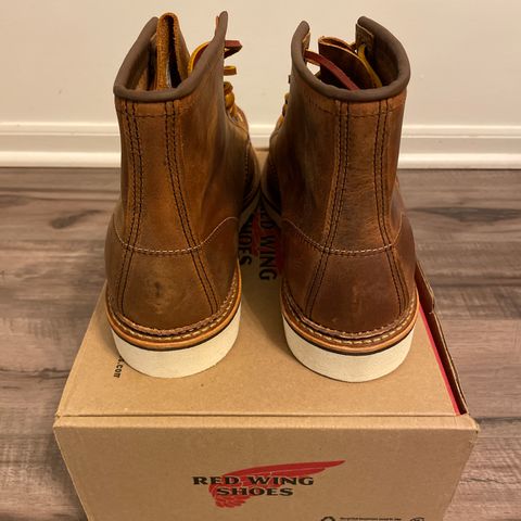 View photo of Red Wing 6-Inch Classic Moc in S.B. Foot Copper Rough and Tough