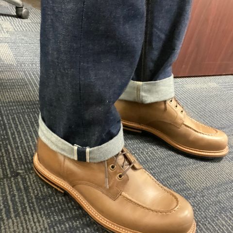 Search result thumbnail of Grant Stone Brass Boot in Horween Dune Chromexcel