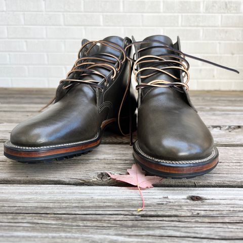 Viberg Boondocker in Maryam Olive TPR Horsebutt