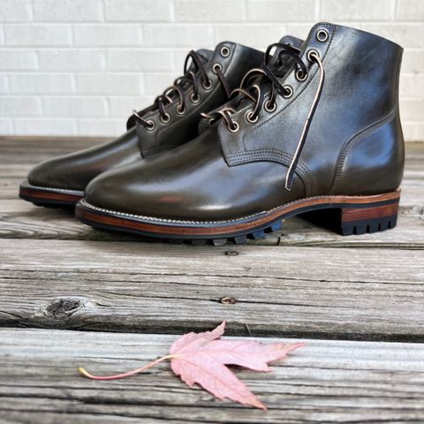 Viberg Boondocker in Maryam Olive TPR Horsebutt