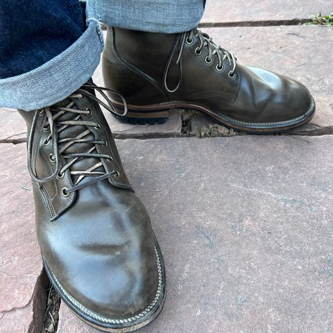 Viberg Boondocker in Maryam Olive TPR Horsebutt