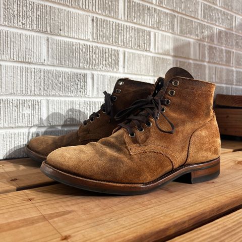 Viberg Service Boot in C.F Stead Rawhide Waxy Commander