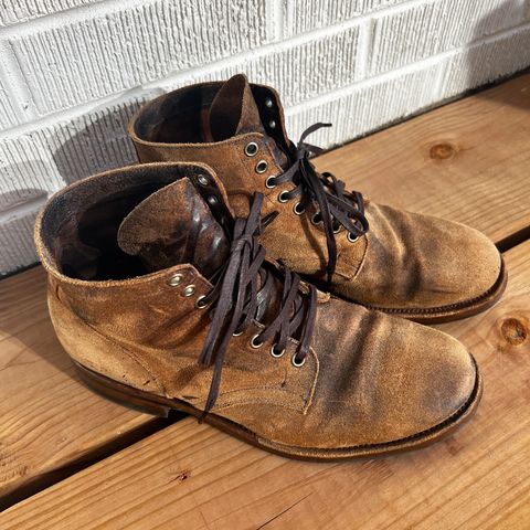 Viberg Service Boot in C.F Stead Rawhide Waxy Commander