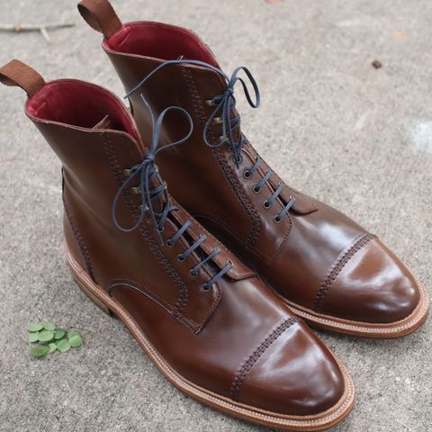 Carmina Unlisted Model in Horween Armagnac Shell Cordovan
