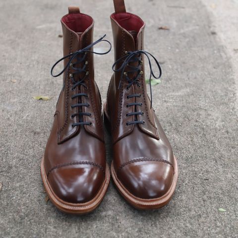 Carmina Unlisted Model in Horween Armagnac Shell Cordovan