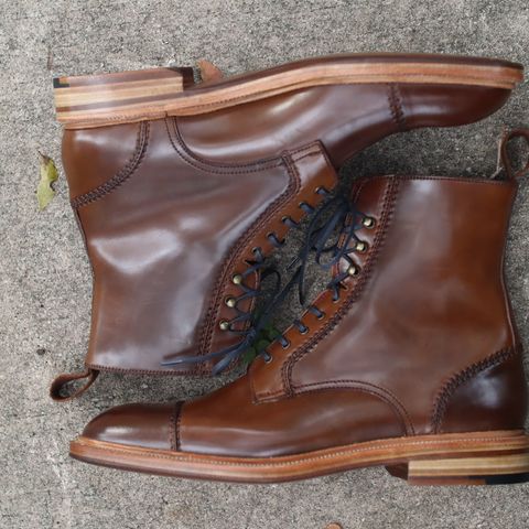 Carmina Unlisted Model in Horween Armagnac Shell Cordovan