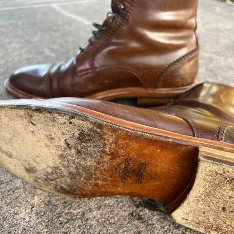 Carmina Unlisted Model in Horween Armagnac Shell Cordovan