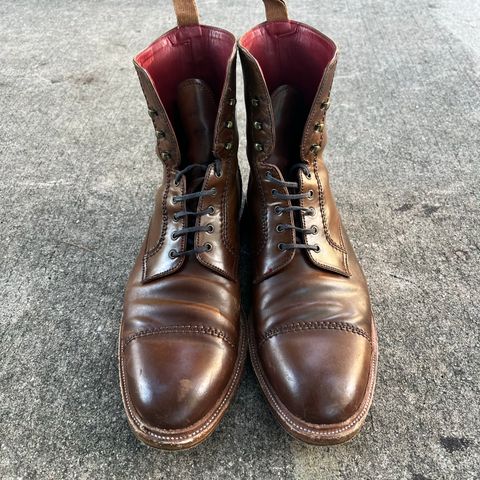 Carmina Unlisted Model in Horween Armagnac Shell Cordovan