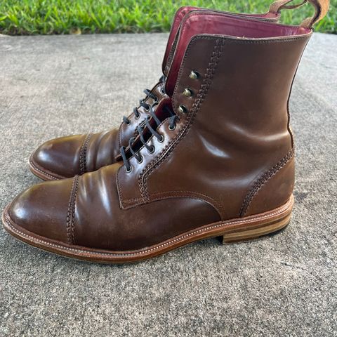 Carmina Unlisted Model in Horween Armagnac Shell Cordovan