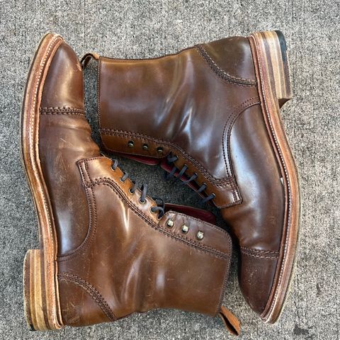 Carmina Unlisted Model in Horween Armagnac Shell Cordovan