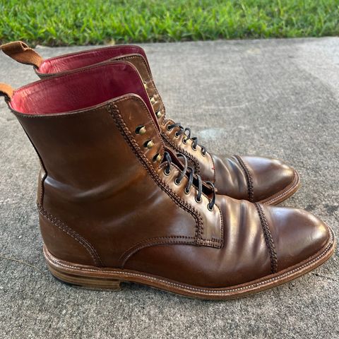 Carmina Unlisted Model in Horween Armagnac Shell Cordovan