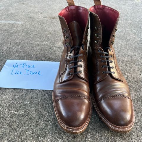 Carmina Unlisted Model in Horween Armagnac Shell Cordovan